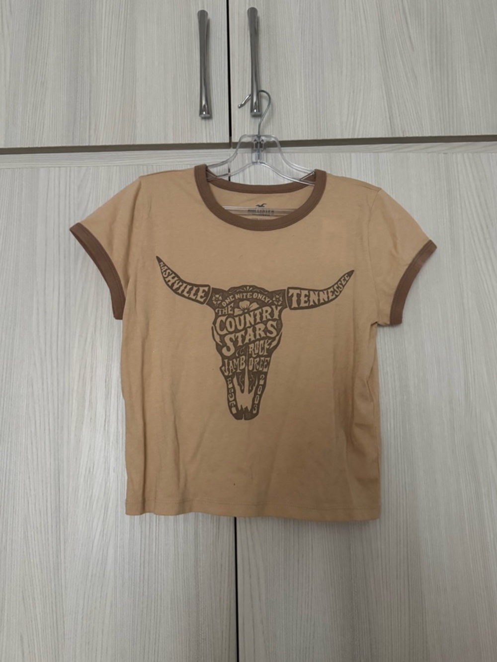 Hollister Graphic Ringer Tee